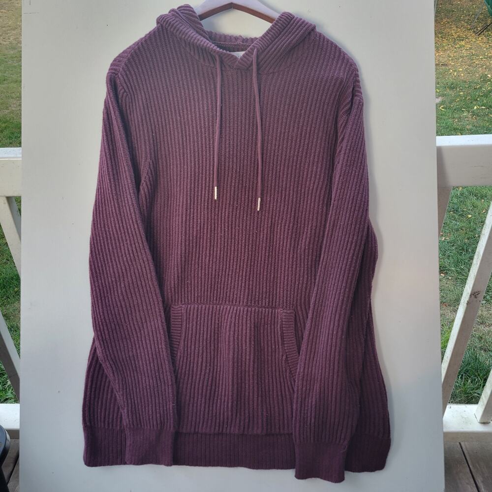 New Aeropostale Purple Pullover Hoodie SWEATER‎ Size Large